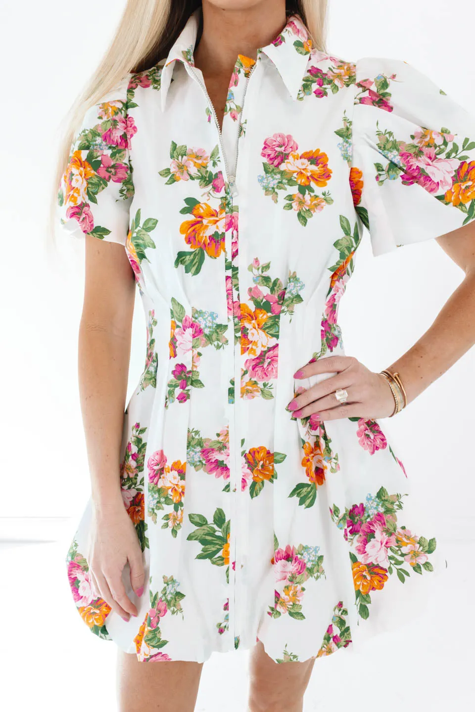 Springtime Glow Dress - White sold by The Impeccable Pig product image thumbnail 2