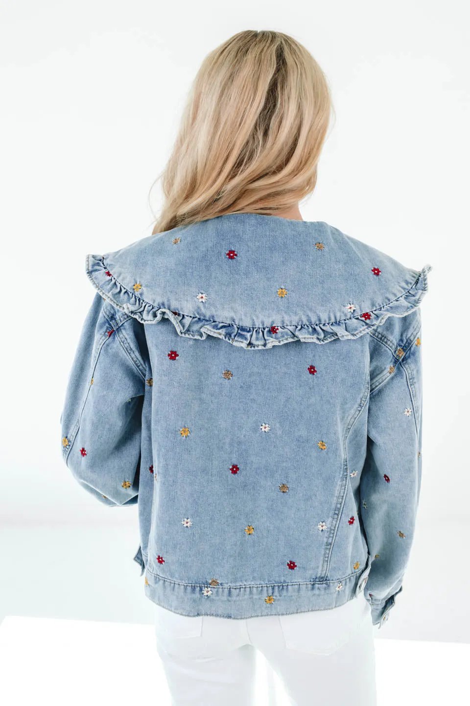 Honest Love Denim Jacket - Denim sold by The Impeccable Pig product image thumbnail 5