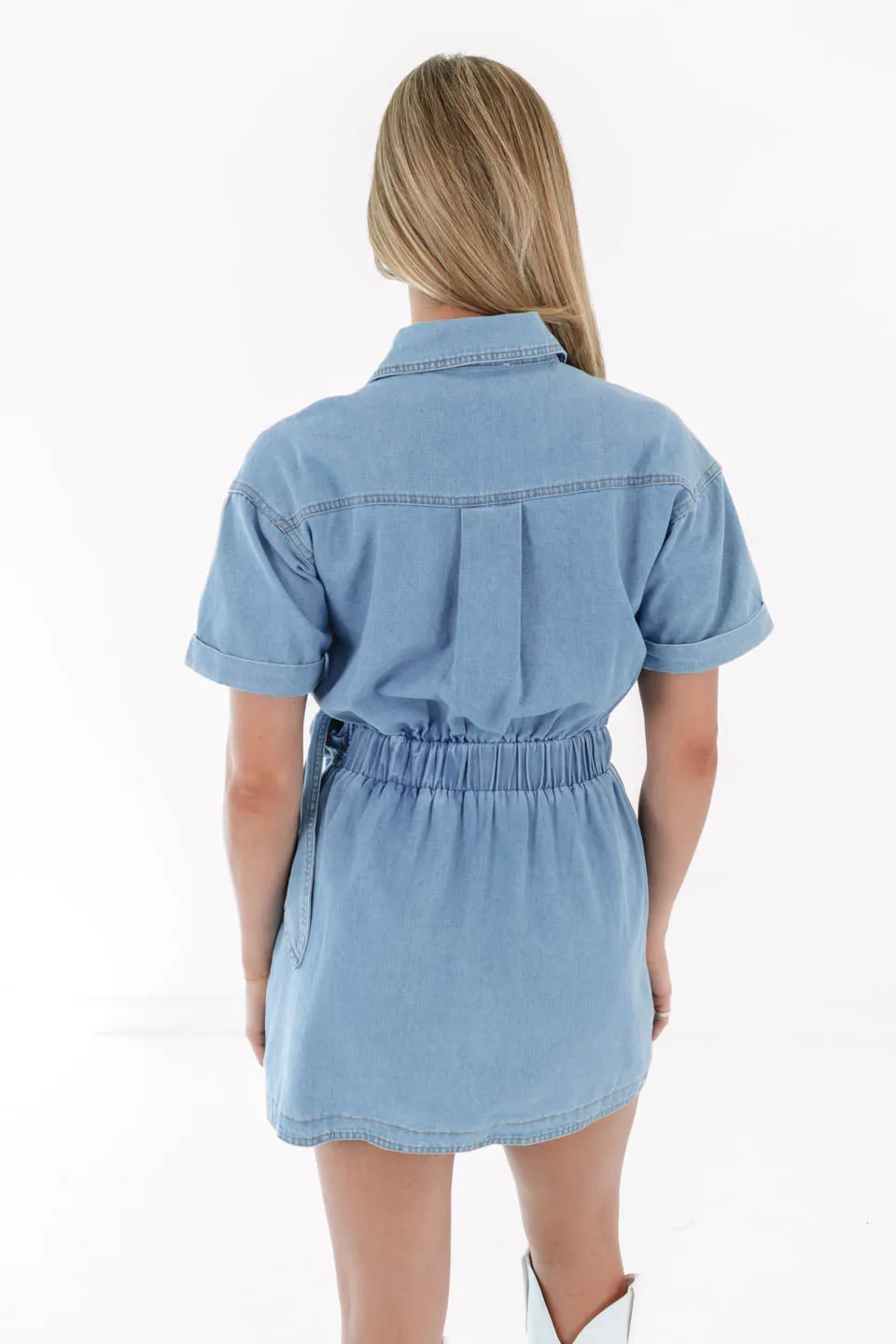 Next Trick Dress - Denim sold by The Impeccable Pig product image thumbnail 4