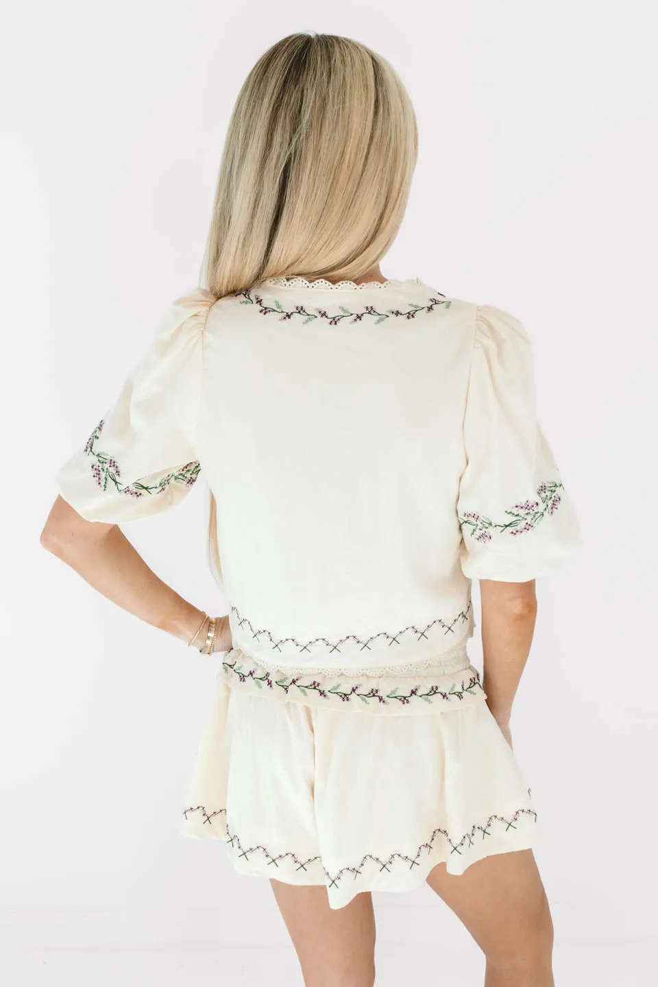 Through The Grapevine Top - Cream sold by The Impeccable Pig product image thumbnail 4