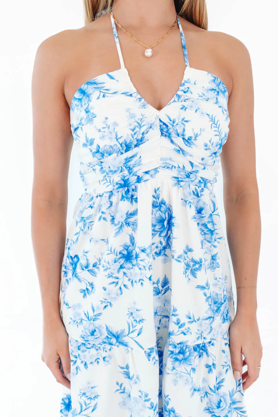 Fawn Over You Midi Dress - Blue sold by The Impeccable Pig product image thumbnail 3