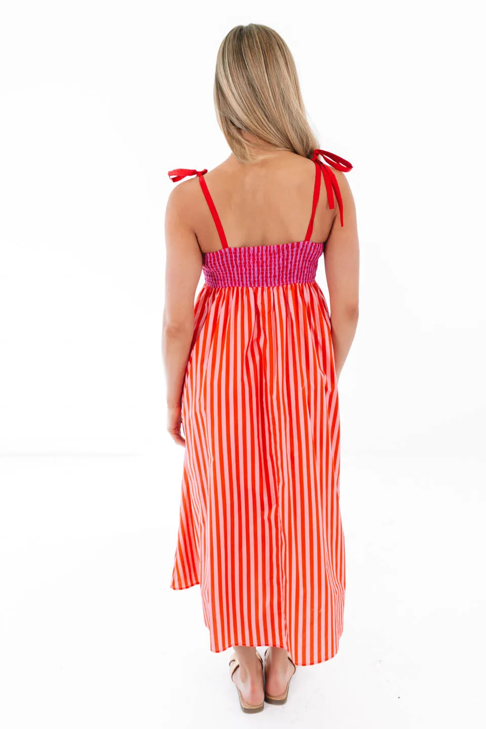 She’s A Bright Babe Midi Dress - Red sold by The Impeccable Pig product image thumbnail 5