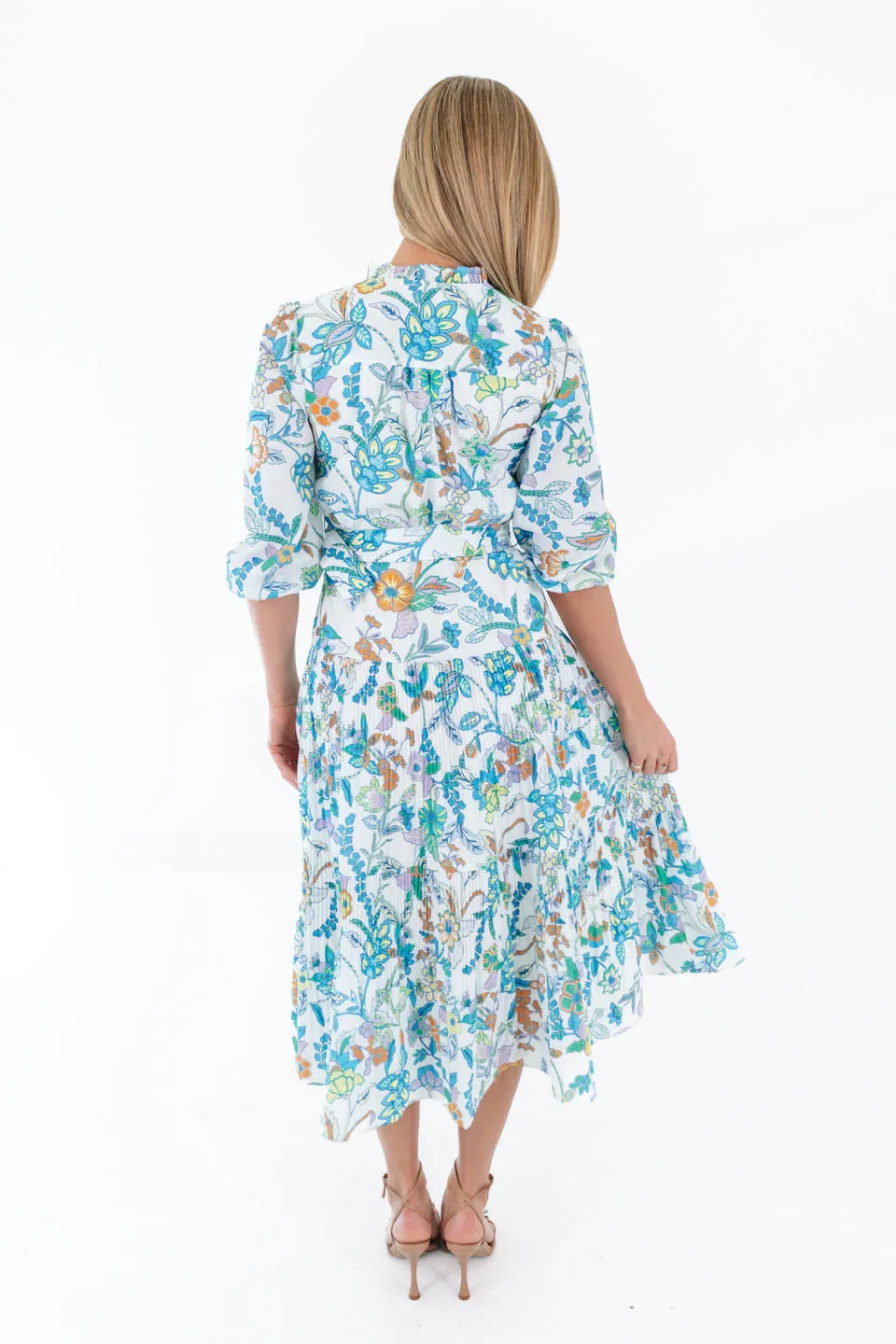 Afternoon Outing Midi Dress - White sold by The Impeccable Pig product image thumbnail 5