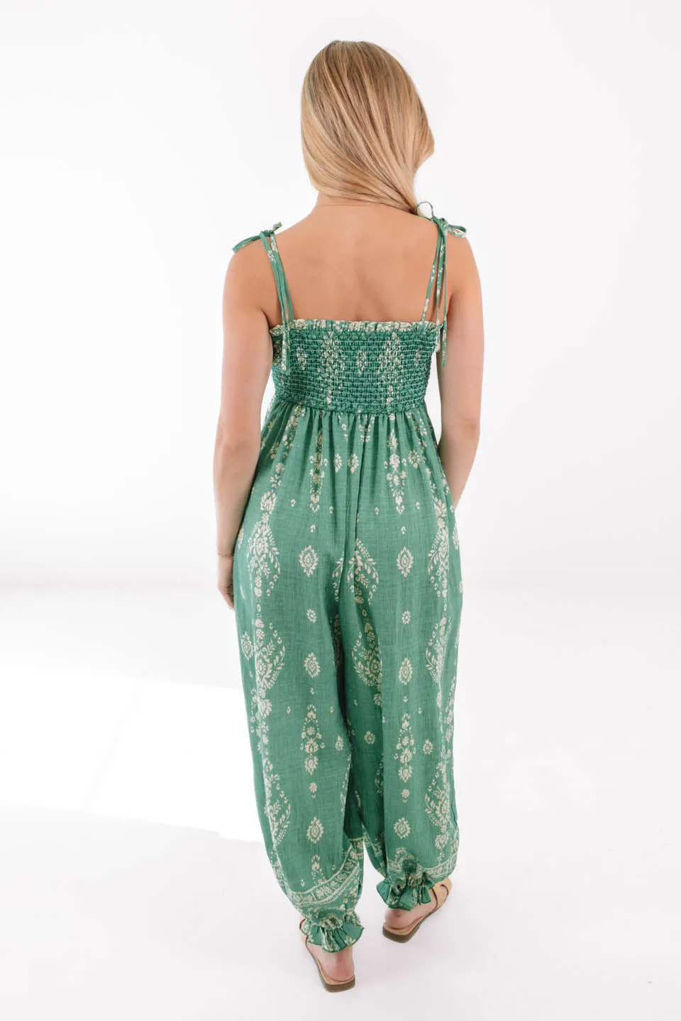 Welcome To The Jungle Jumpsuit - Green sold by The Impeccable Pig product image thumbnail 4