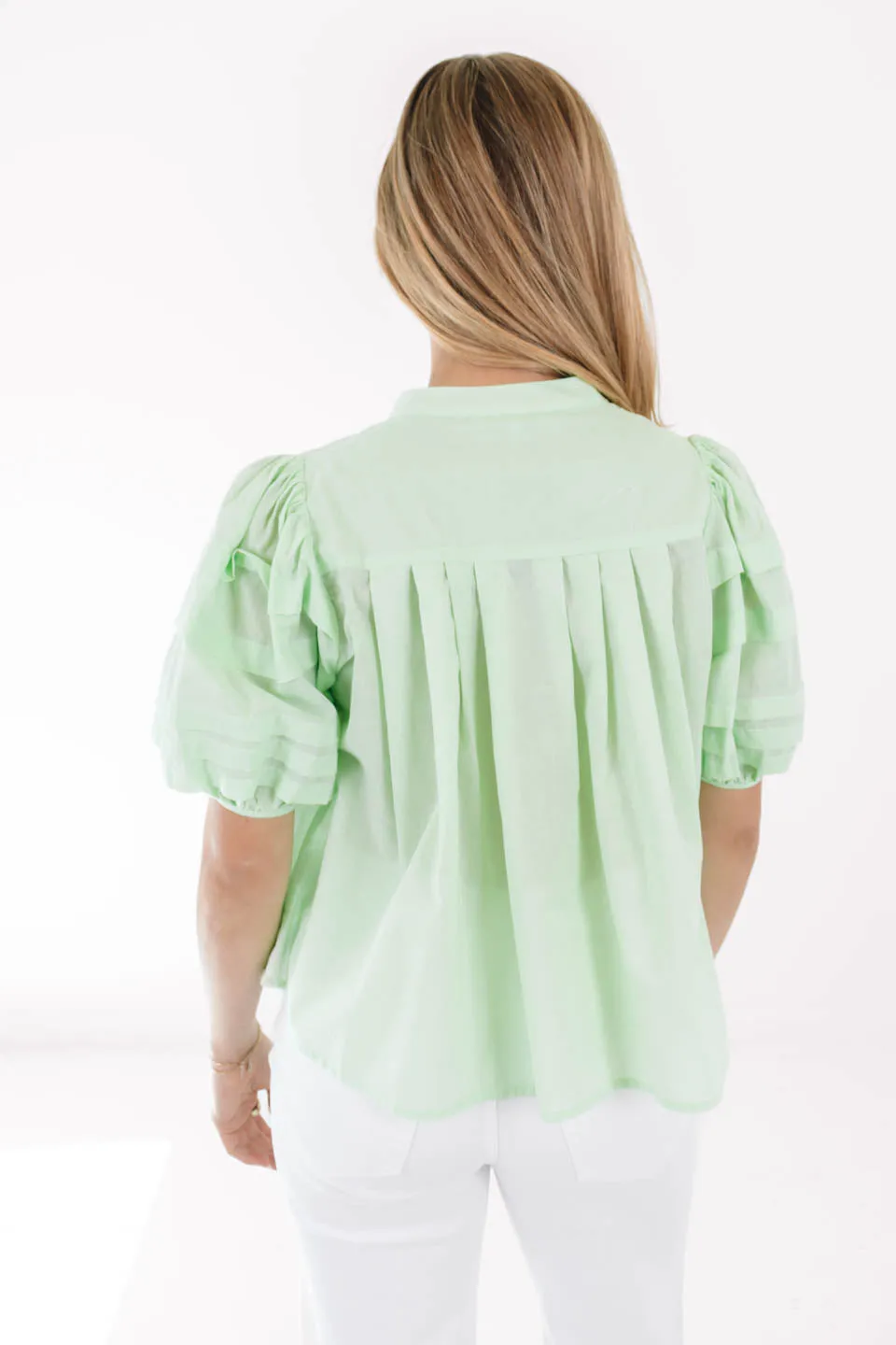 Coastal Edit Top - Green sold by The Impeccable Pig product image thumbnail 5