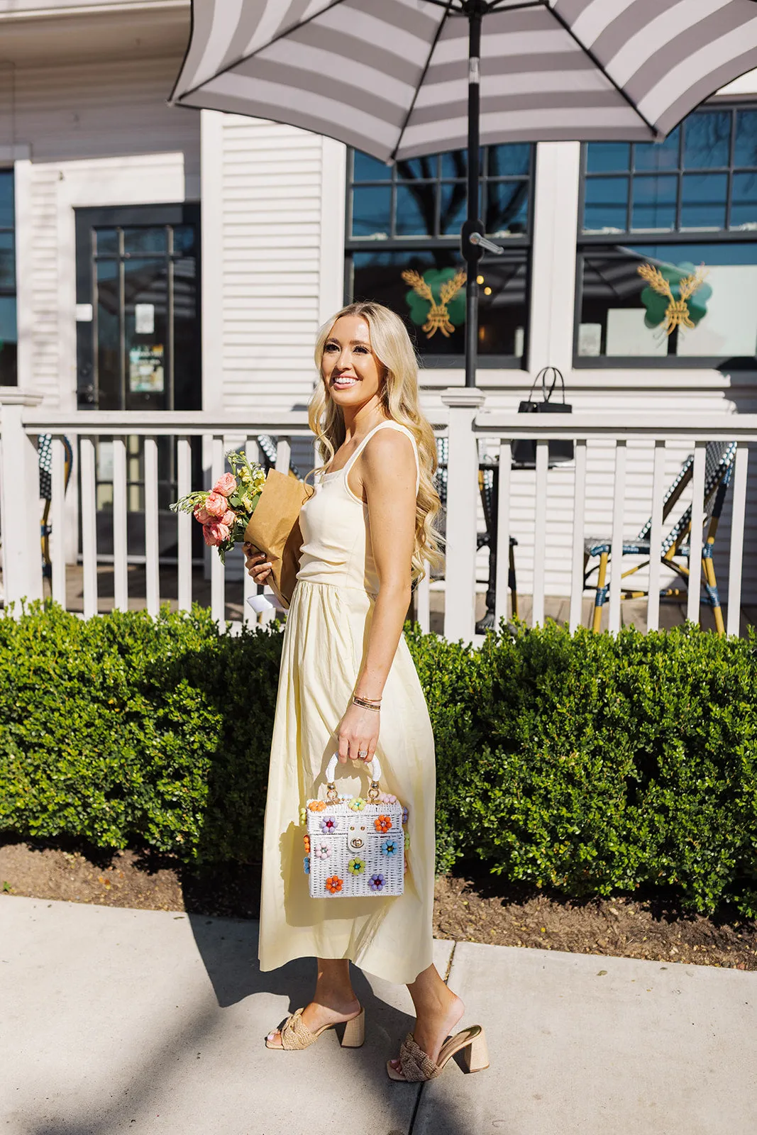 Daisy Day Midi Dress - Yellow sold by The Impeccable Pig product image thumbnail 2