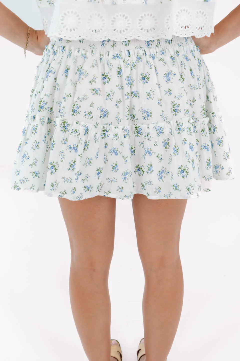 The Gabby Lace Skort - White sold by The Impeccable Pig product image thumbnail 5