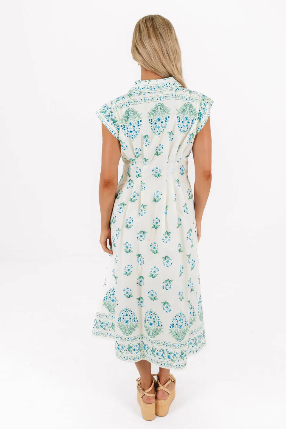 Sunday Best Midi Dress - Cream sold by The Impeccable Pig product image thumbnail 5
