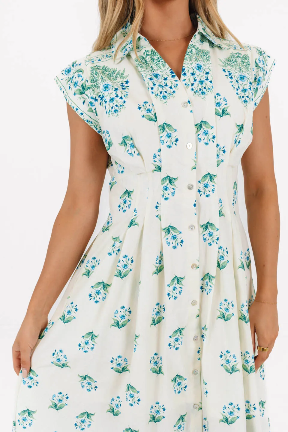 Sunday Best Midi Dress - Cream sold by The Impeccable Pig product image thumbnail 3