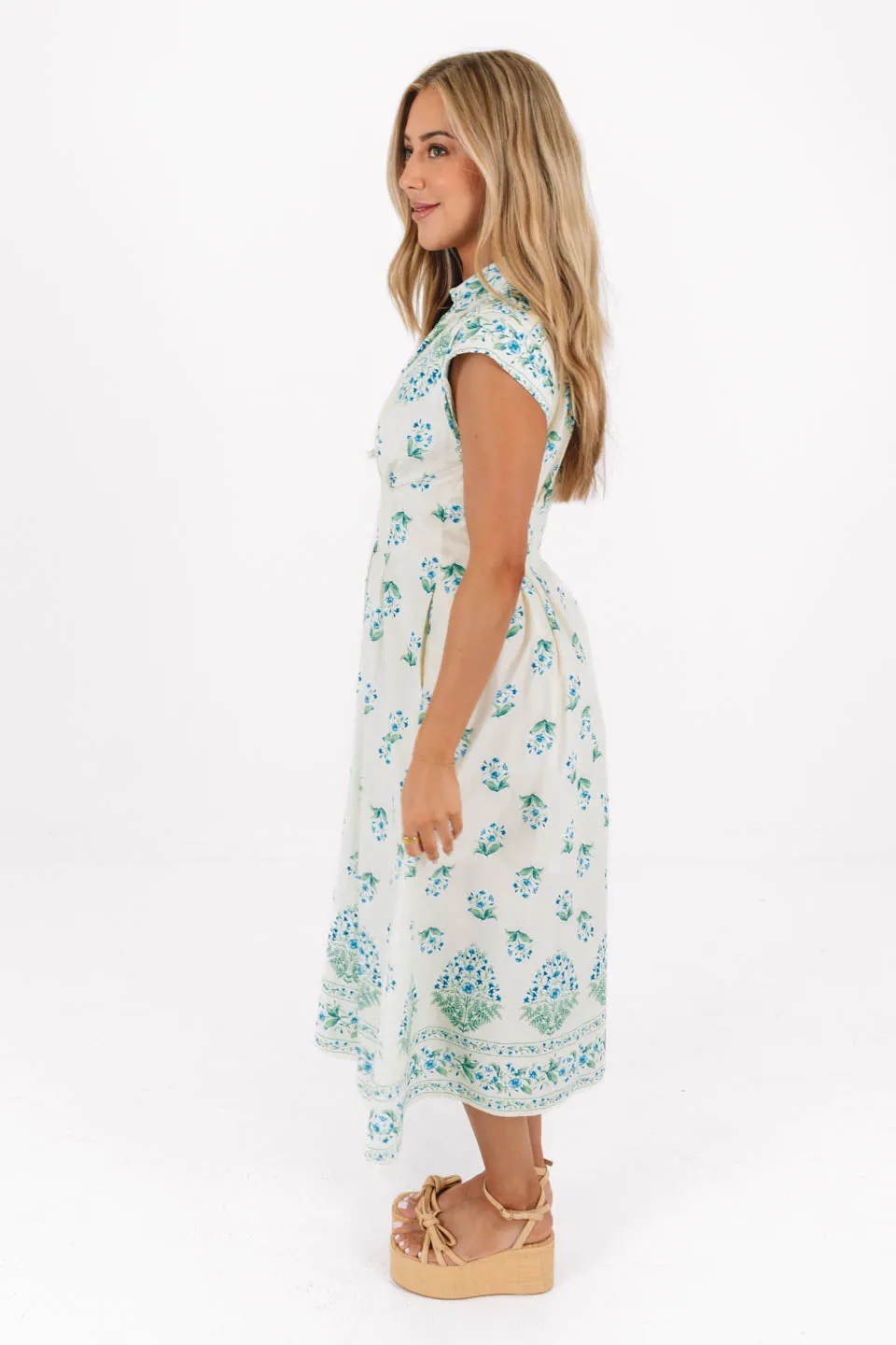 Sunday Best Midi Dress - Cream sold by The Impeccable Pig product image thumbnail 4