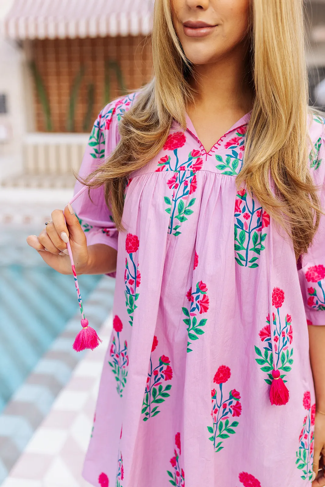 Turn Heads Dress - Pink sold by The Impeccable Pig