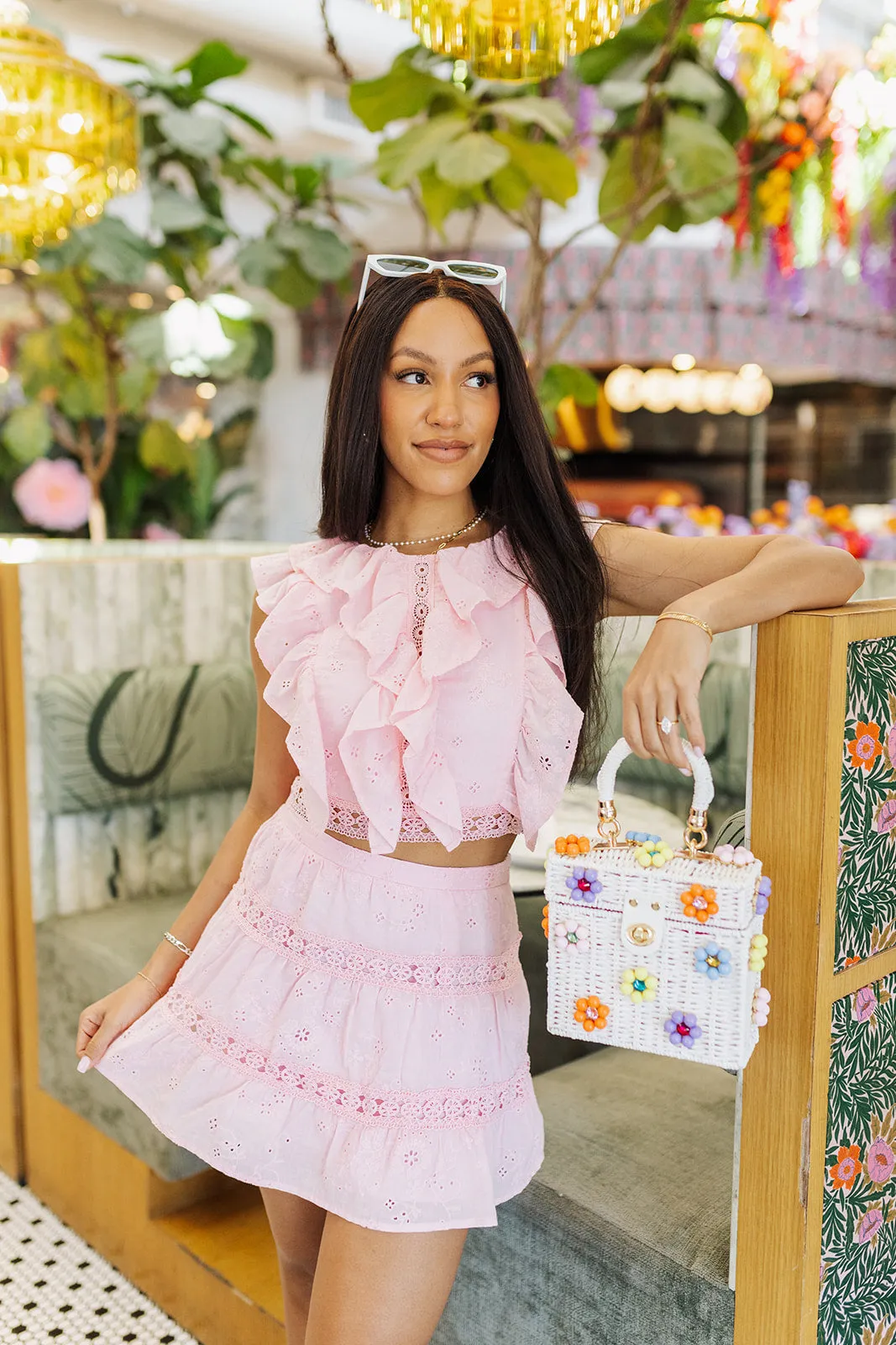 Sweet Peony Skirt - Pink sold by The Impeccable Pig