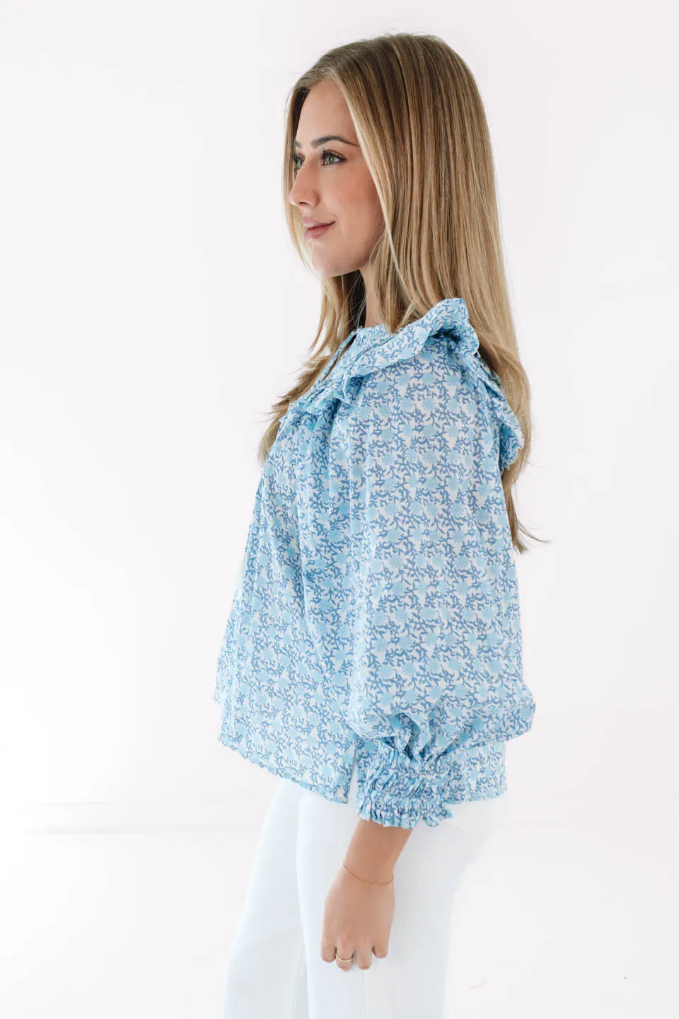 Don't Be Blue Top - Blue sold by The Impeccable Pig product image thumbnail 5