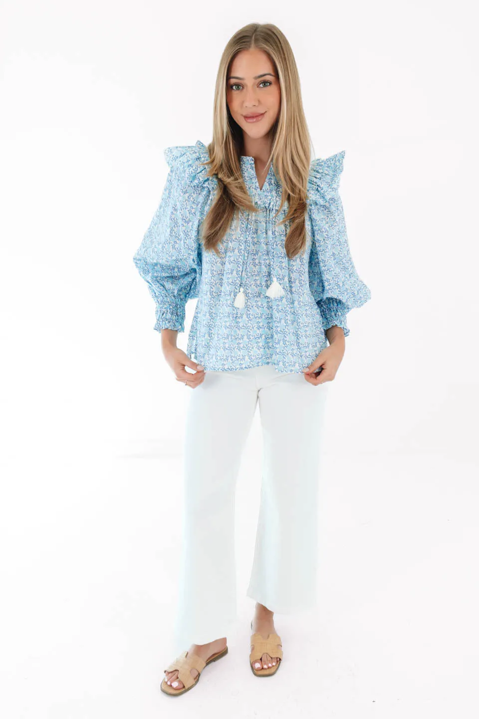 Don't Be Blue Top - Blue sold by The Impeccable Pig product image thumbnail 3