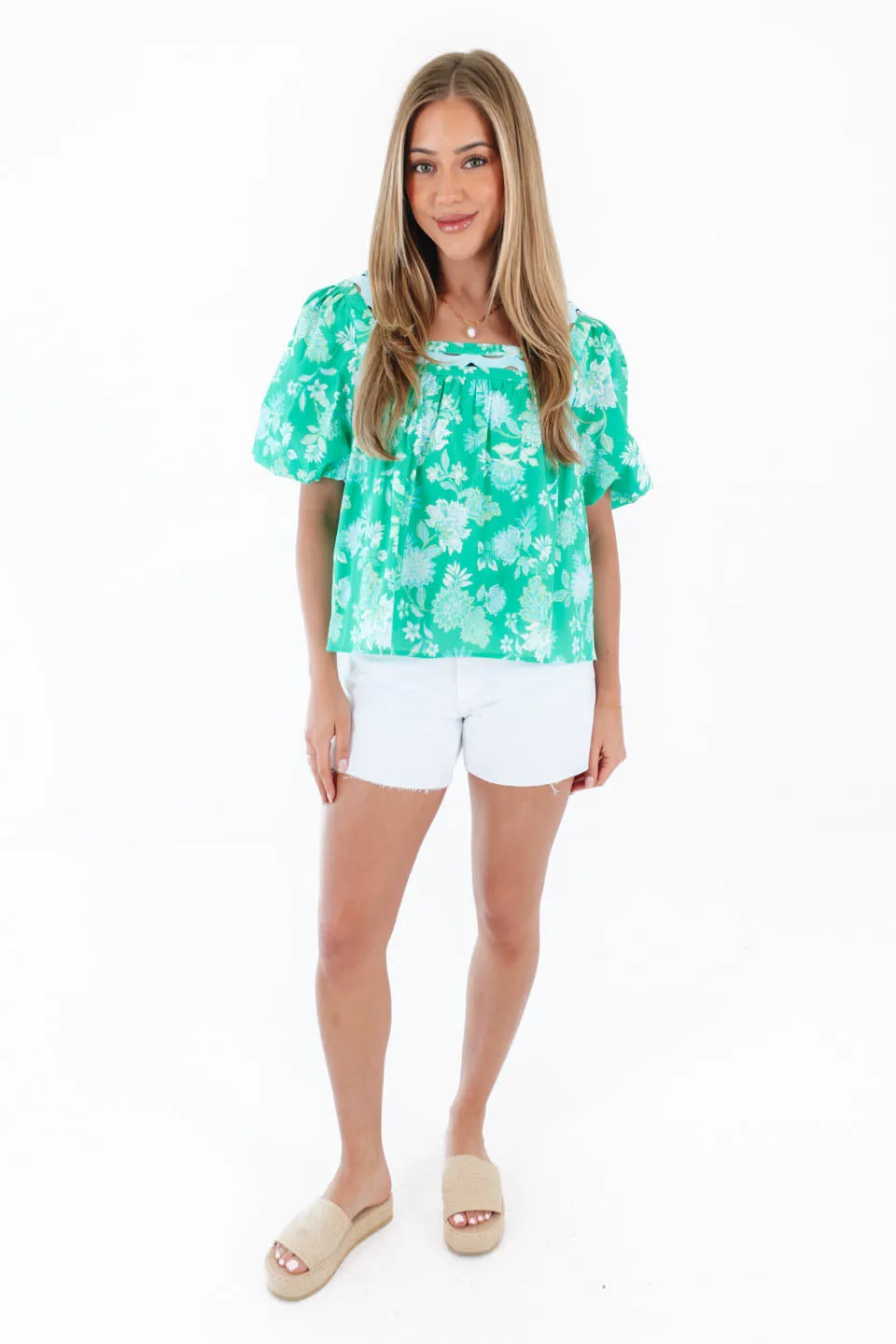 Call It Lucky Top - Green sold by The Impeccable Pig product image thumbnail 3