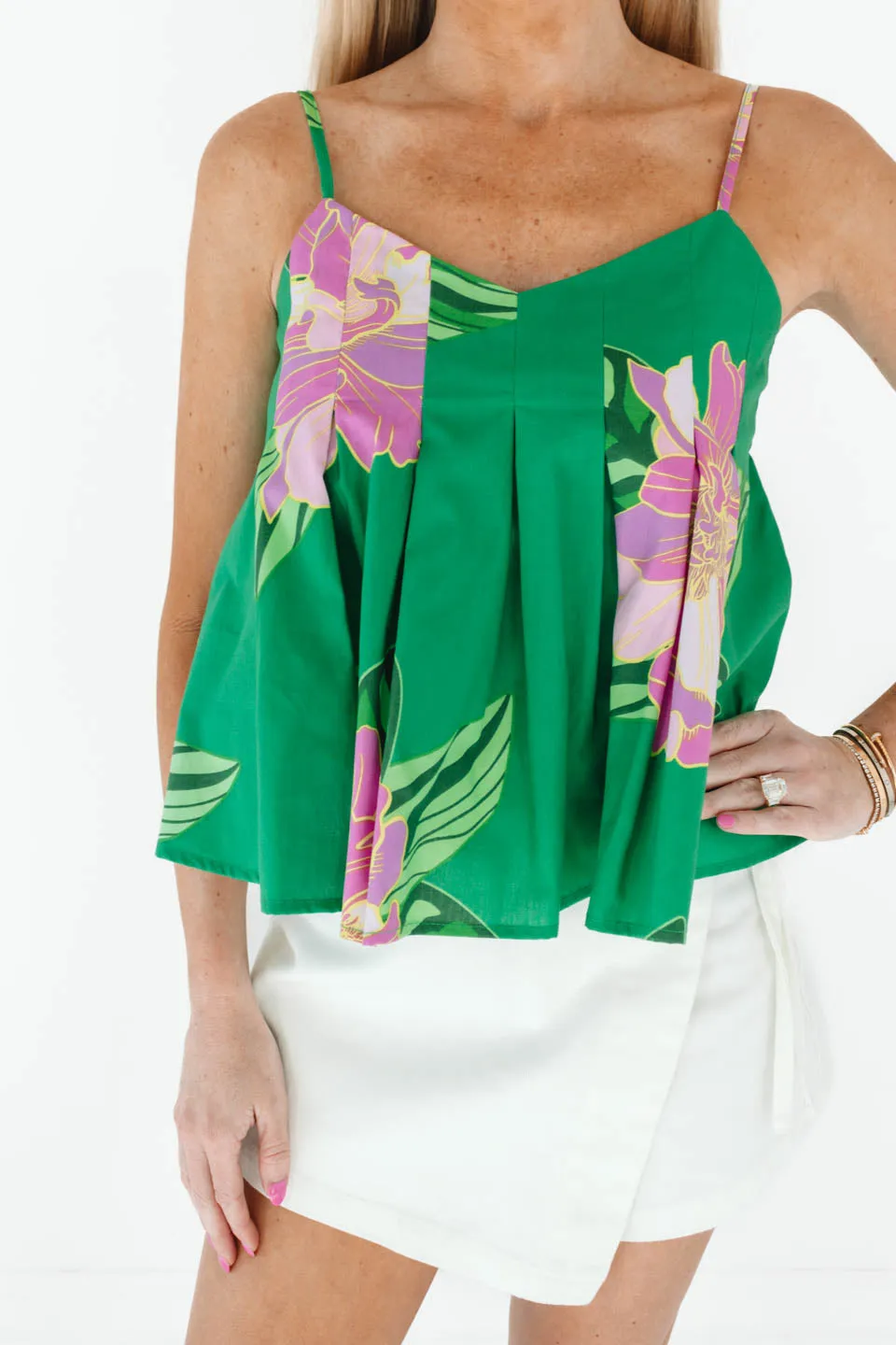 Welcome To The Jungle Top - Green sold by The Impeccable Pig