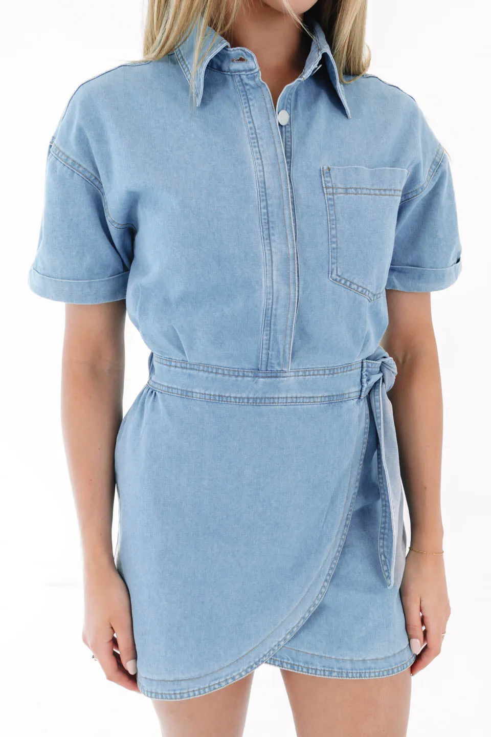 Next Trick Dress - Denim sold by The Impeccable Pig product image thumbnail 2