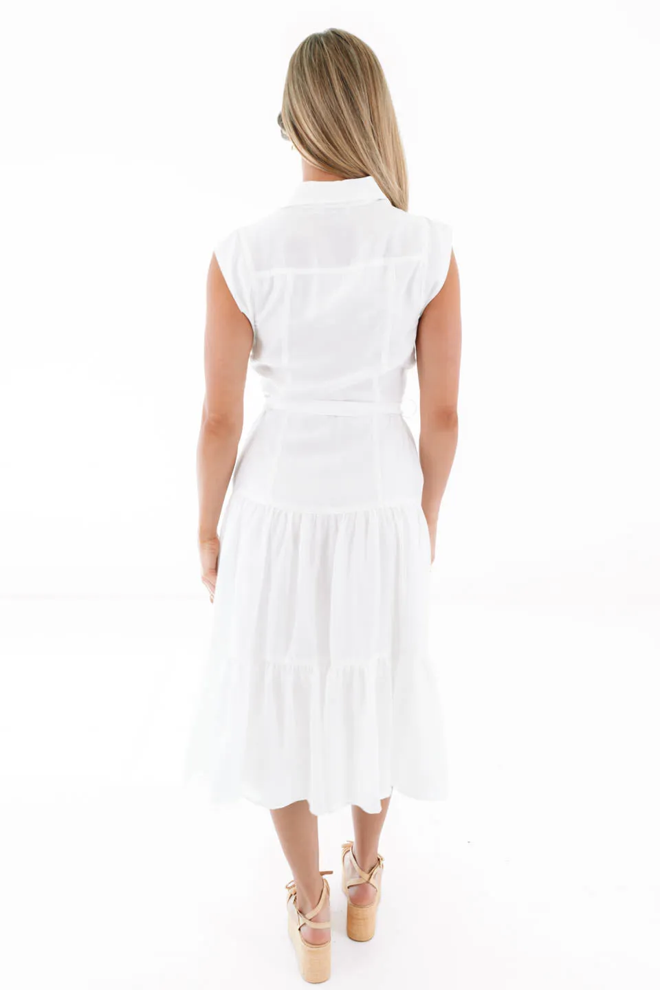 Main Character Midi Dress - White sold by The Impeccable Pig product image thumbnail 4