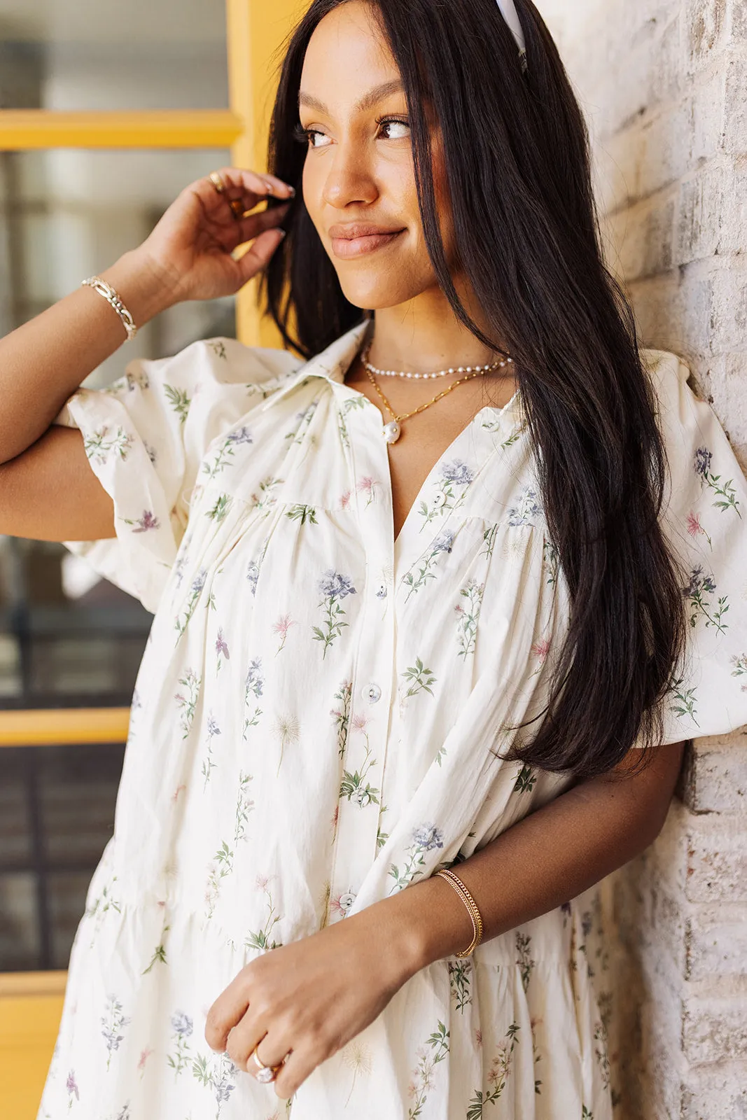 Hazy Days Dress - Cream sold by The Impeccable Pig product image thumbnail 4