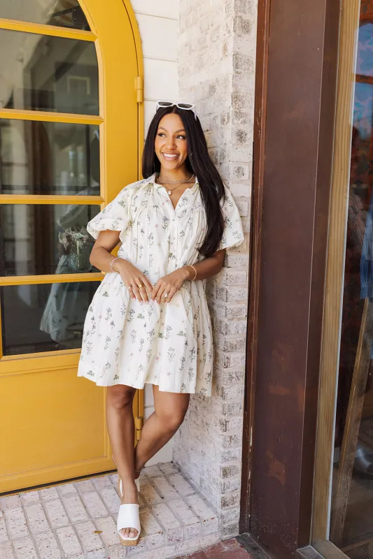 Hazy Days Dress - Cream made by The Impeccable Pig