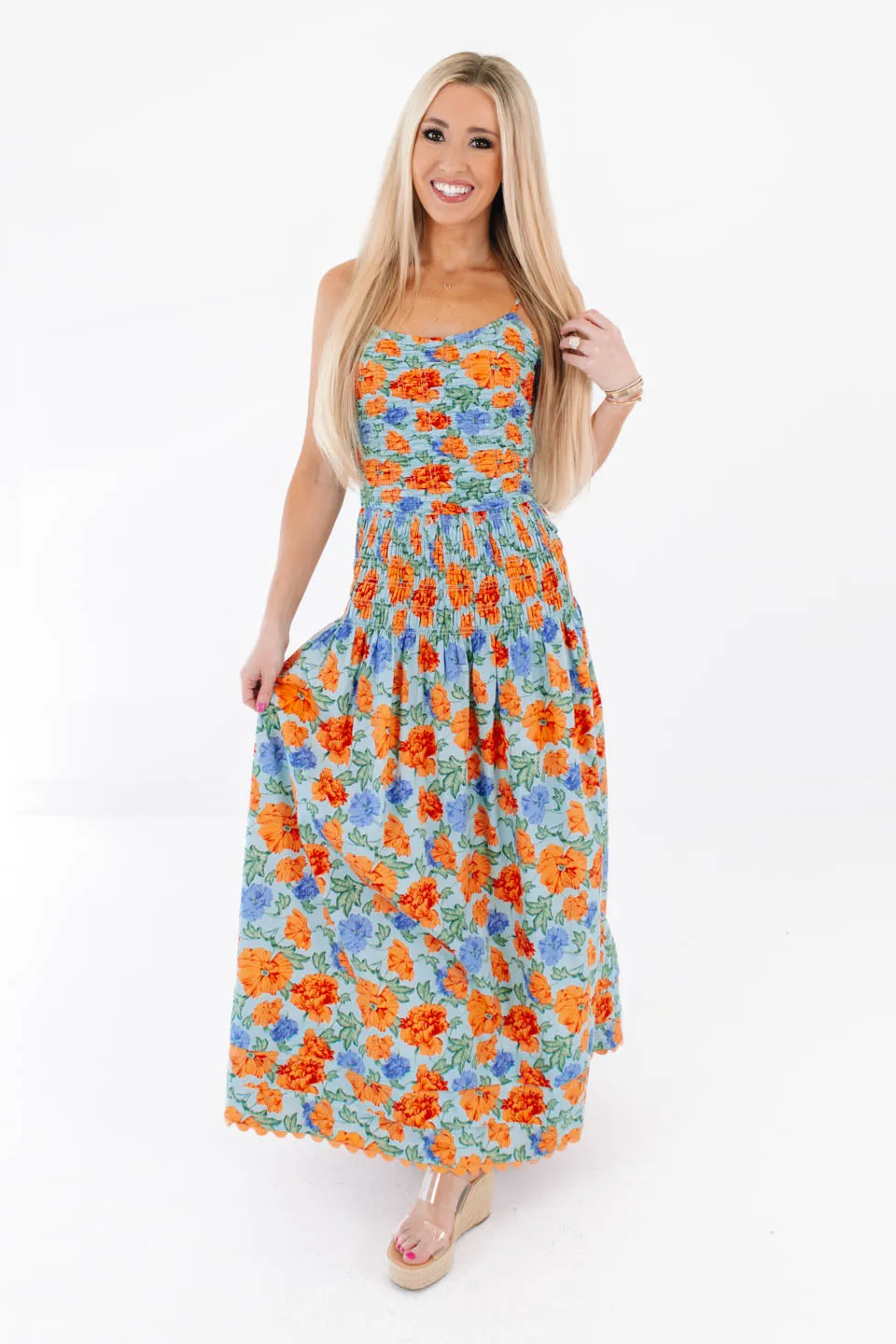 Poppy Princess Maxi Dress - Multi sold by The Impeccable Pig
