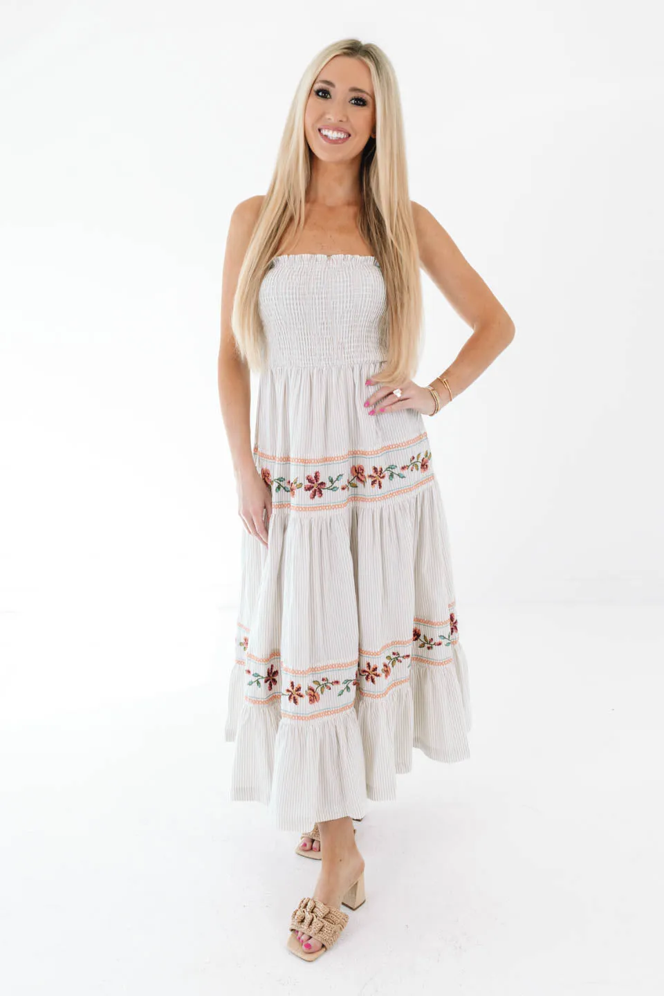 Nonstop Compliments Midi Dress - Taupe sold by The Impeccable Pig product image thumbnail 4