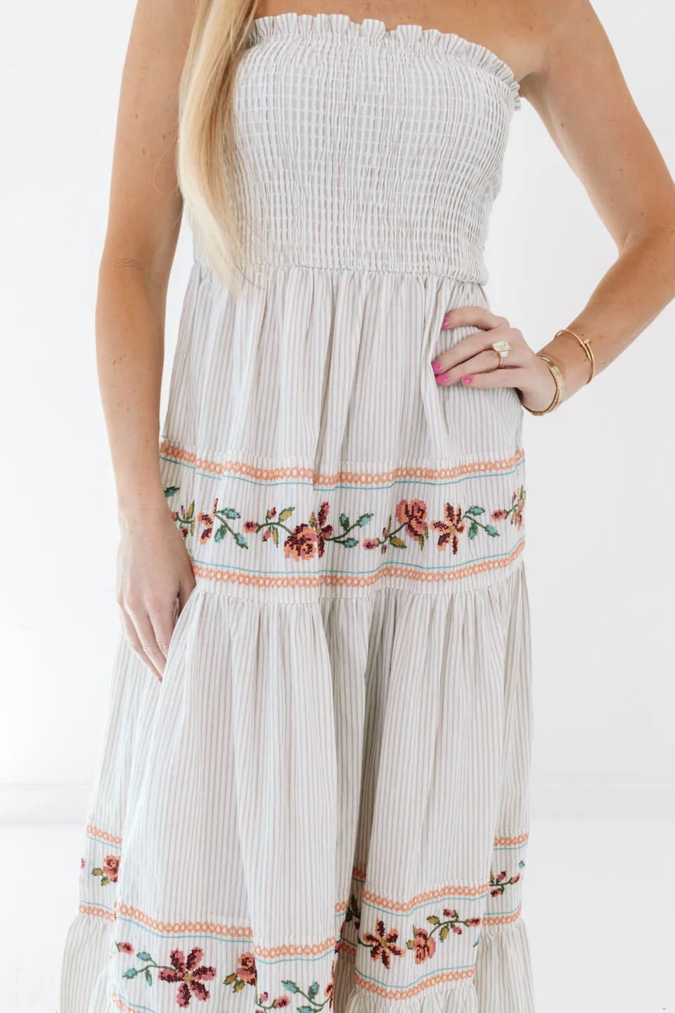 Nonstop Compliments Midi Dress - Taupe sold by The Impeccable Pig product image thumbnail 3