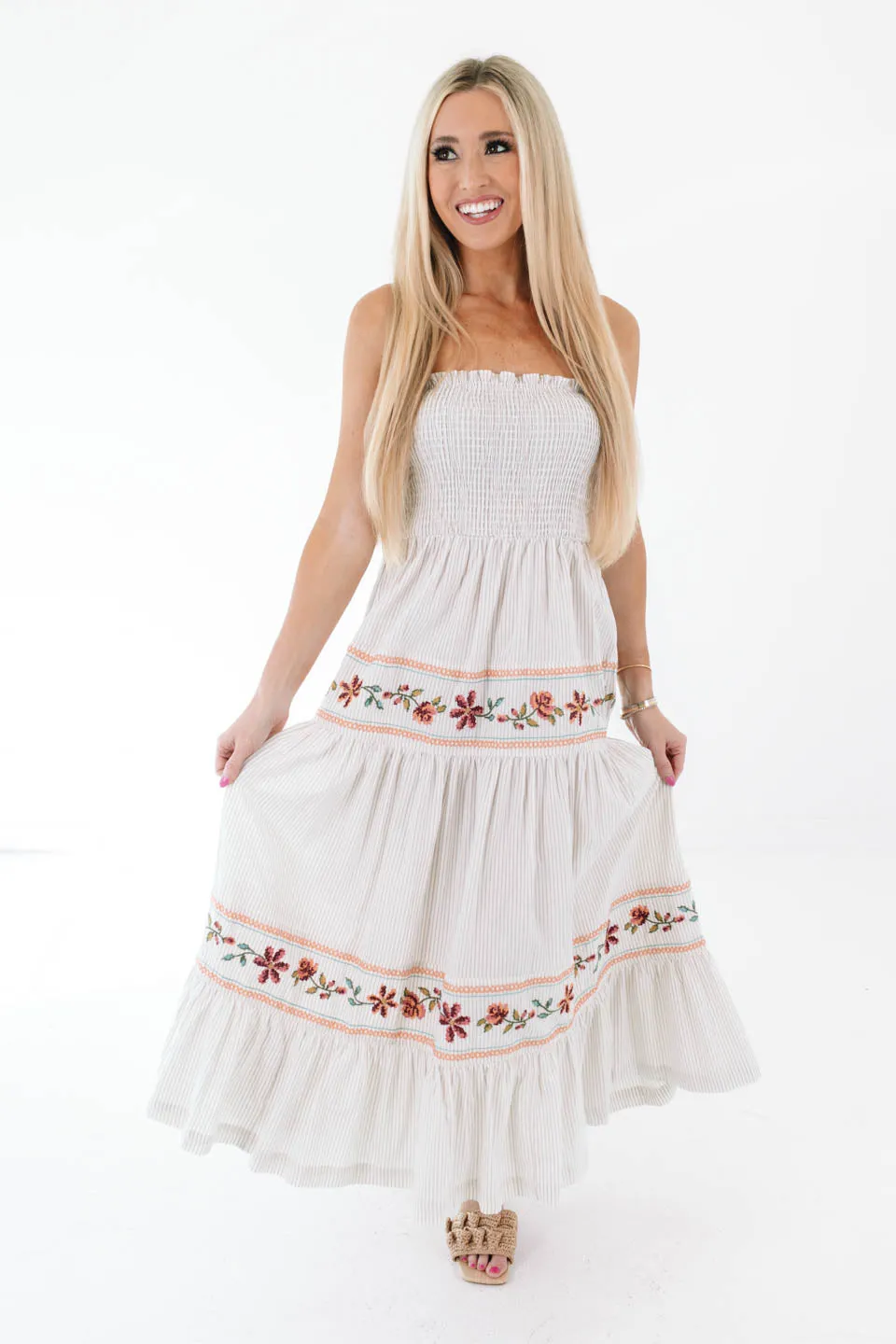 Nonstop Compliments Midi Dress - Taupe sold by The Impeccable Pig product image thumbnail 2