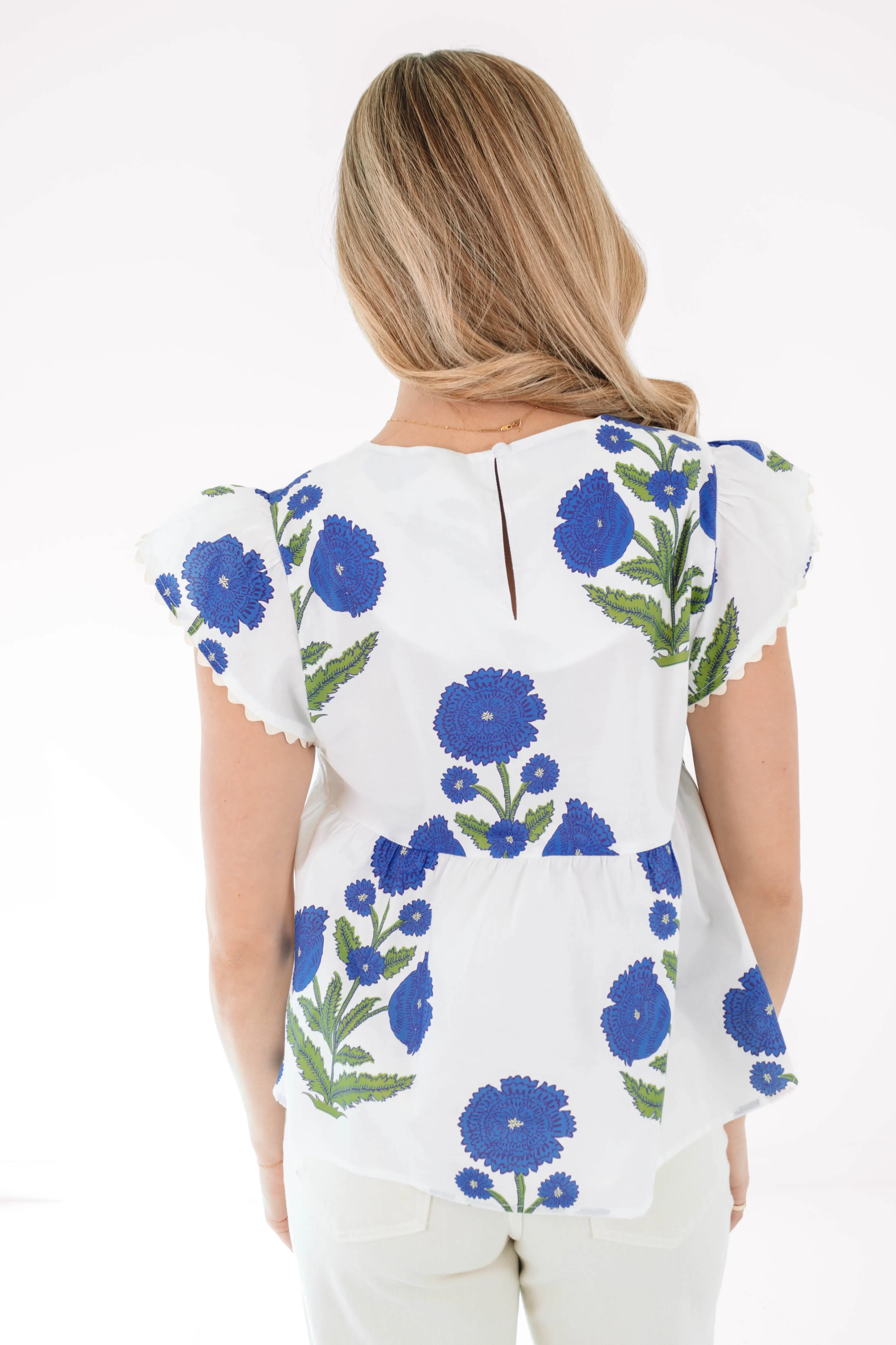Easy Breezy Top - White sold by The Impeccable Pig product image thumbnail 5