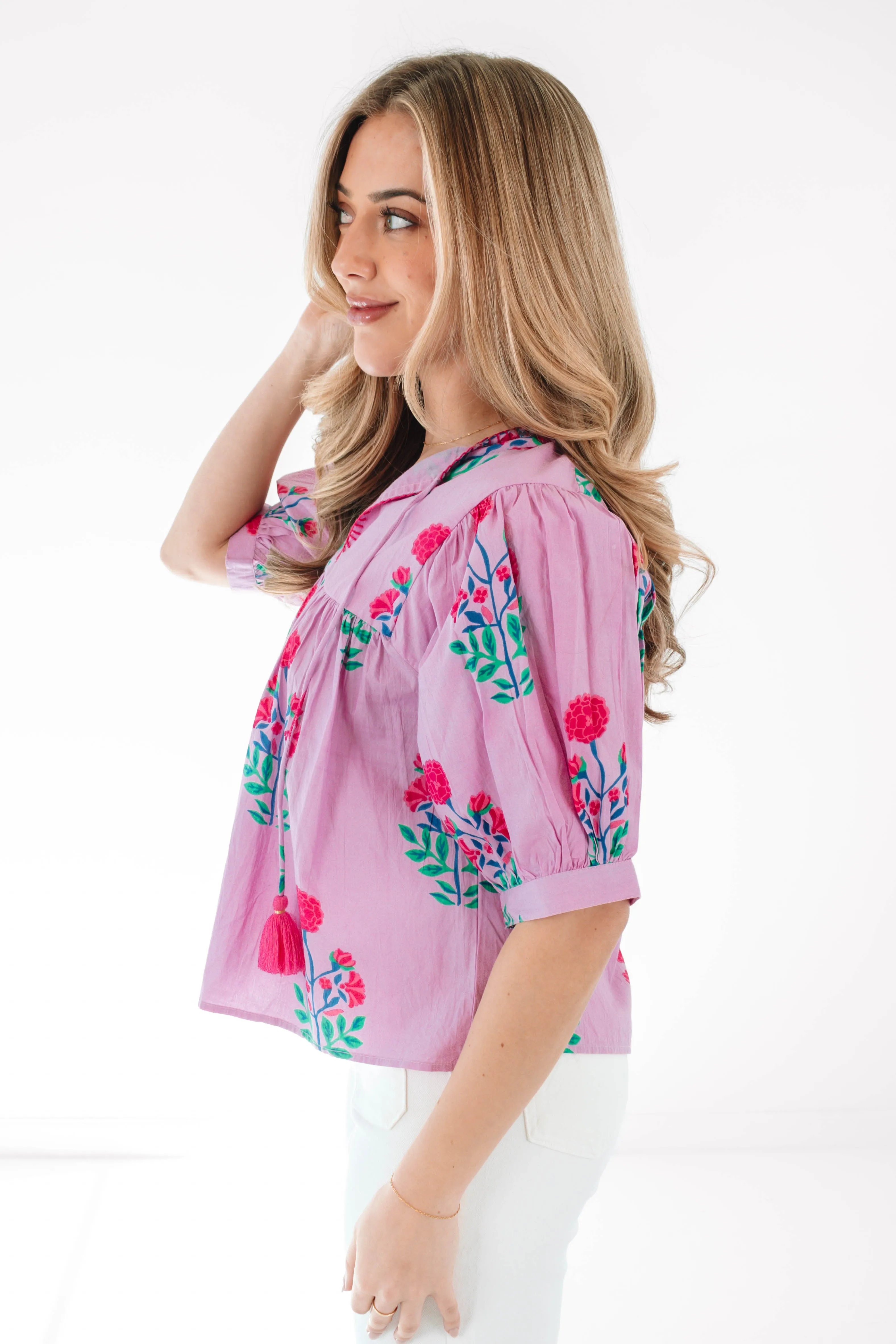 Pink Priorities Top - Pink sold by The Impeccable Pig product image thumbnail 4