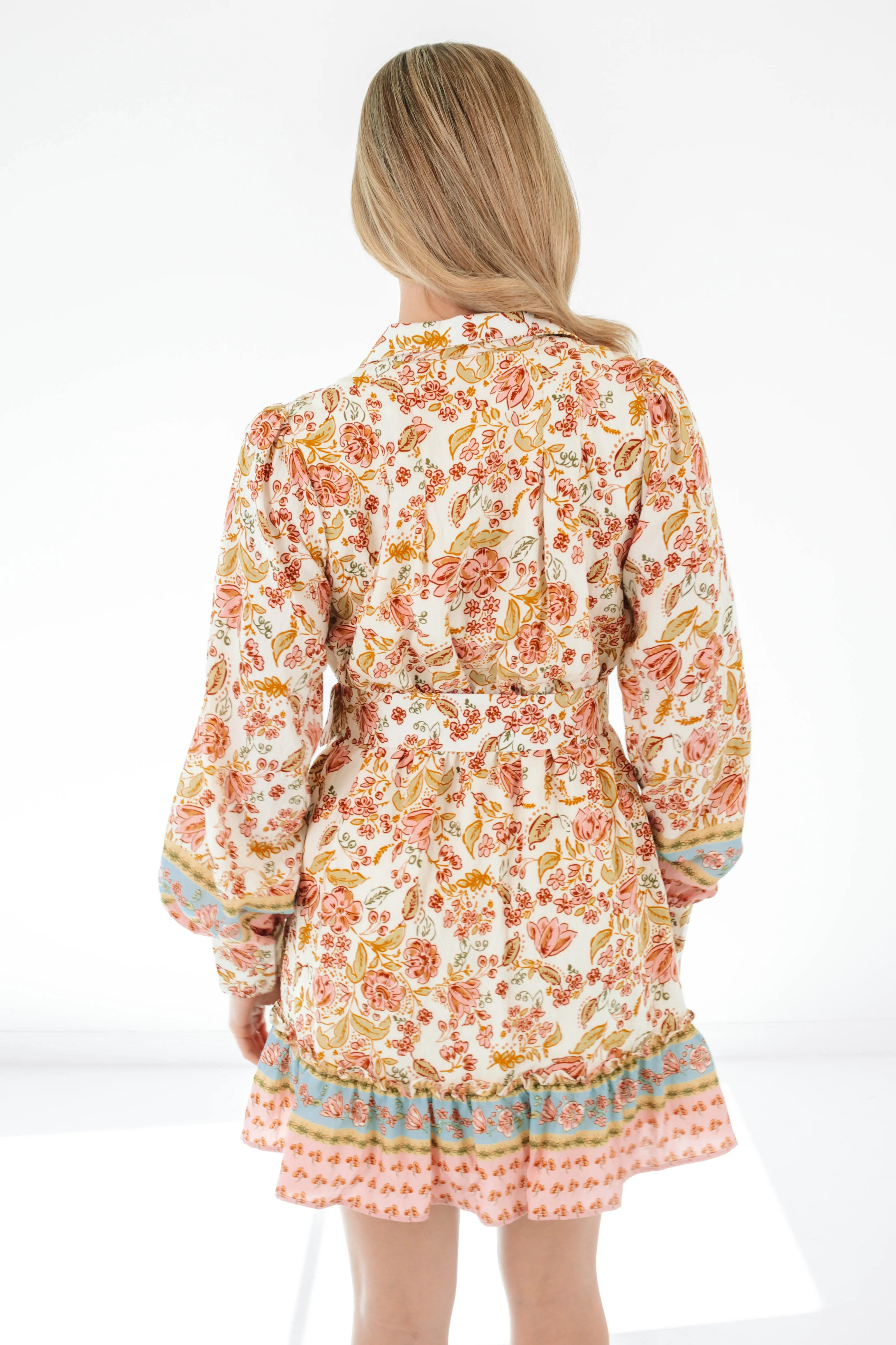 Drinks At Brunch Dress - Cream sold by The Impeccable Pig product image thumbnail 5