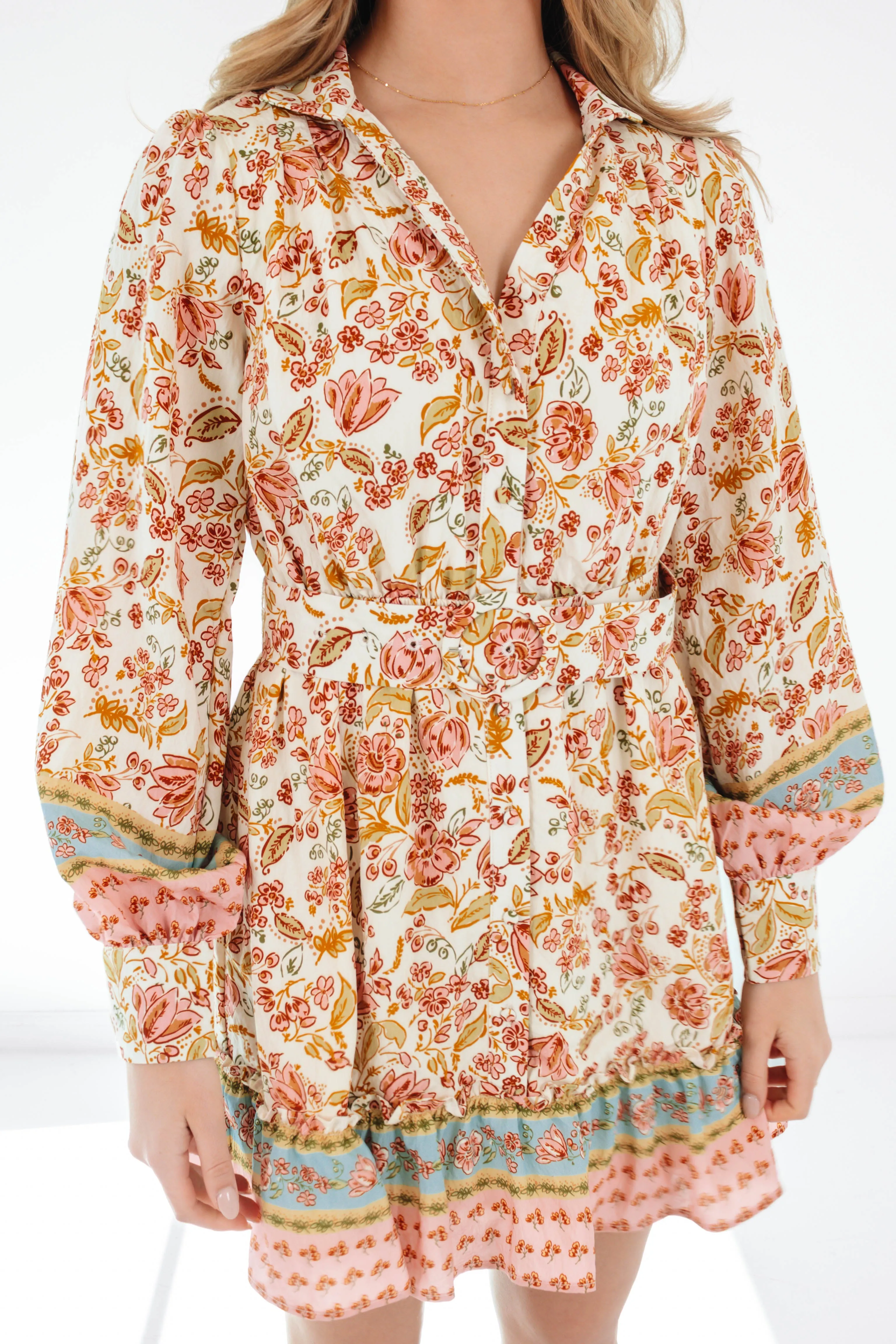 Drinks At Brunch Dress - Cream sold by The Impeccable Pig product image thumbnail 2