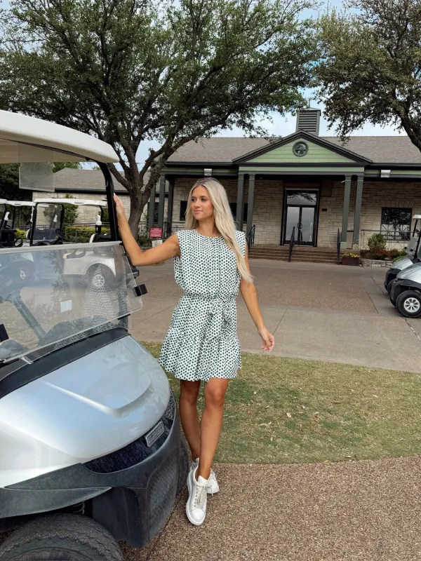 Hole In One Dress - Green made by Pinch