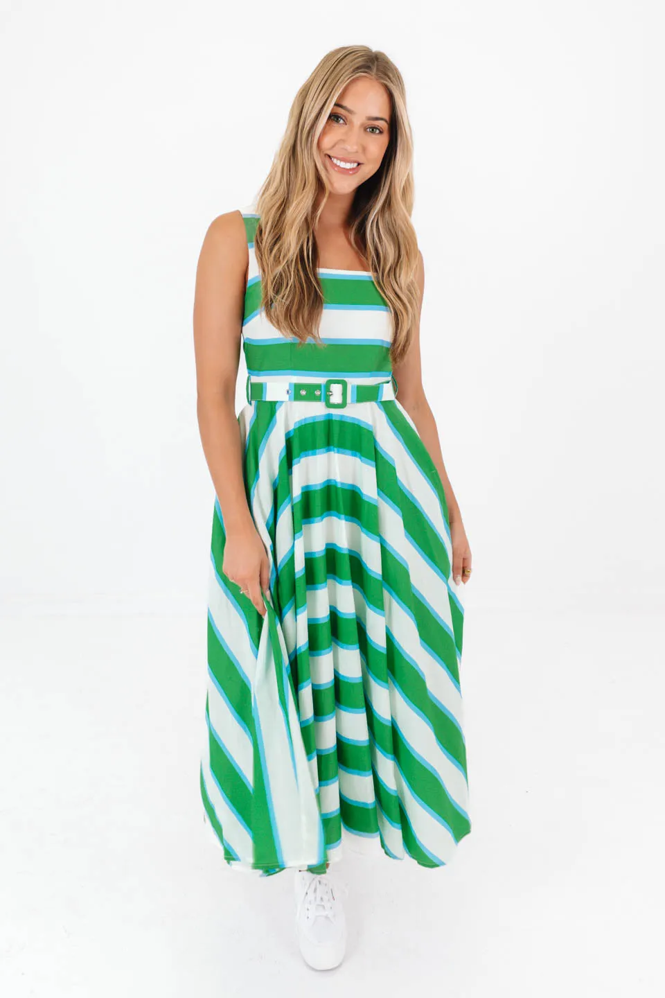 In The Lime Light Midi Dress - Green sold by The Impeccable Pig product image thumbnail 2