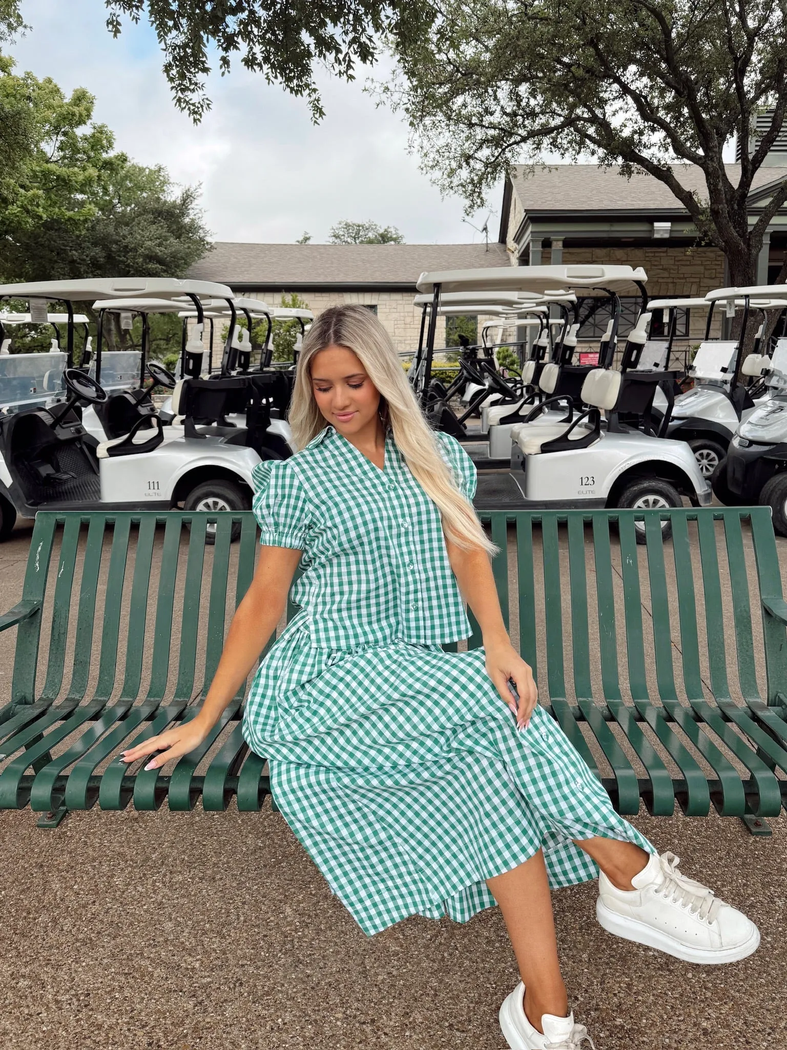 Headed To The Green Midi Skirt - Green sold by The Impeccable Pig