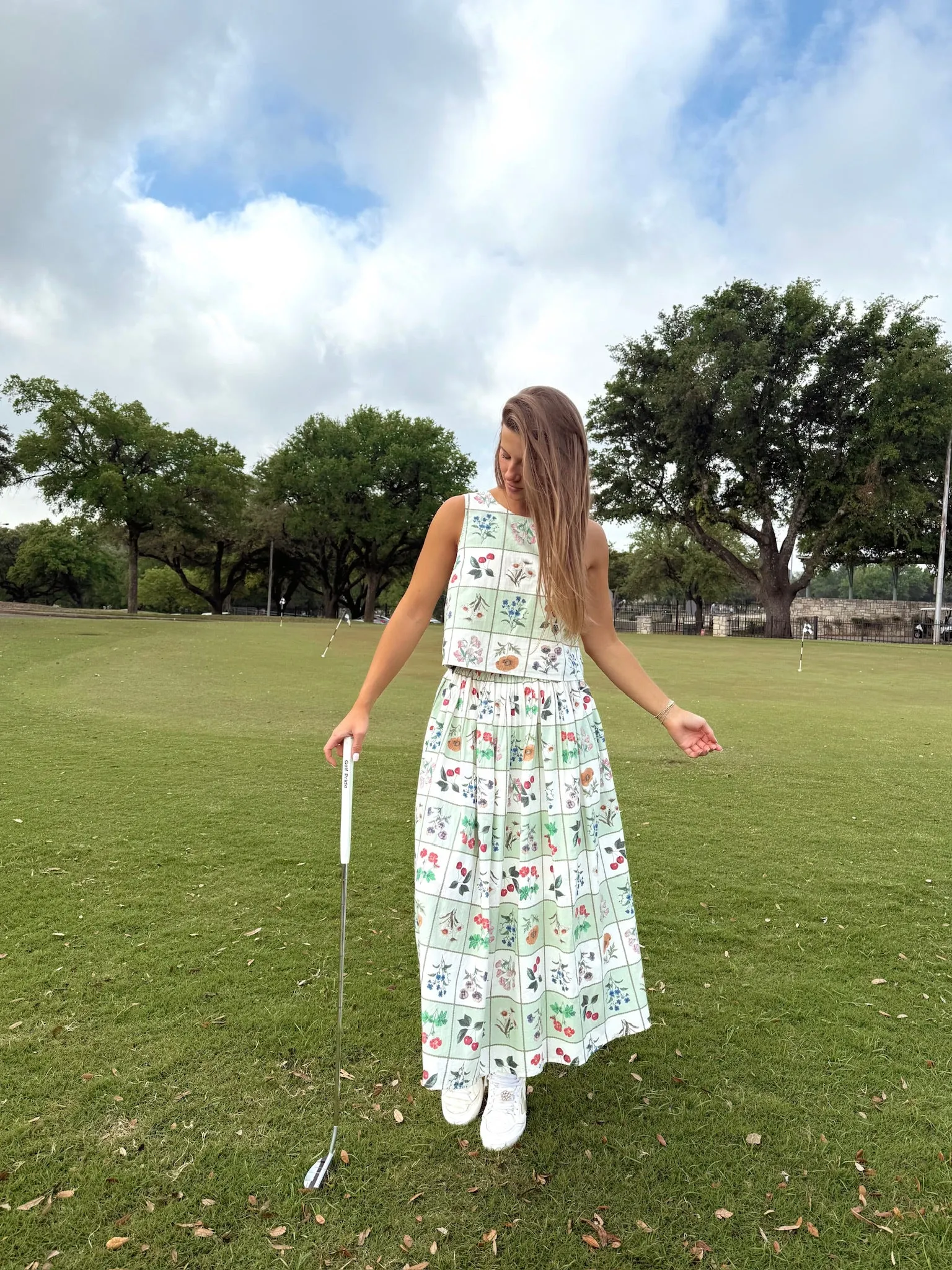 Fresh Pick Midi Skirt - Green sold by The Impeccable Pig