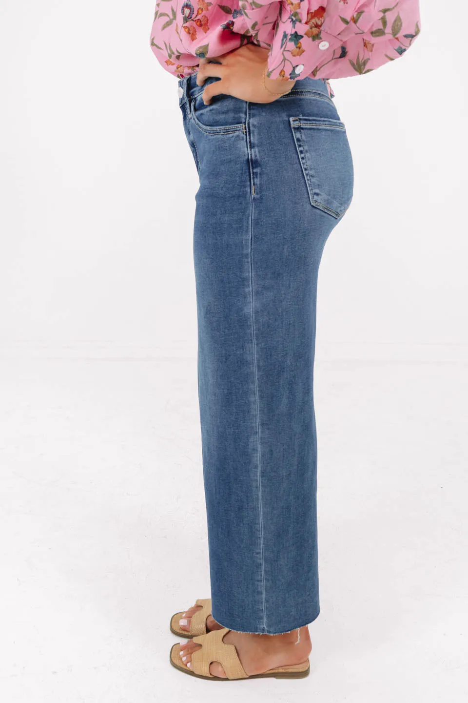 Cool Girl Energy Jeans - Medium Denim sold by The Impeccable Pig product image thumbnail 3