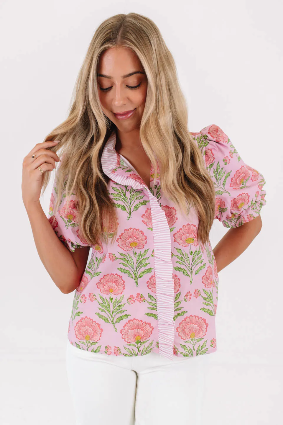 Strawberry Vanilla Top - Pink sold by The Impeccable Pig product image thumbnail 2
