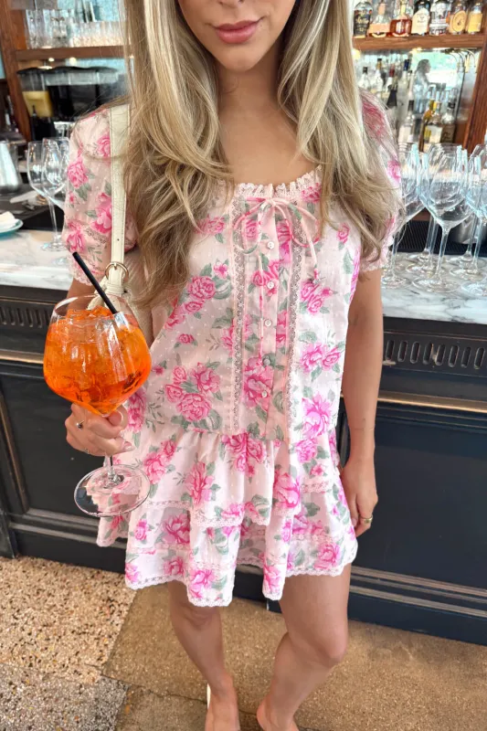 Bed Of Roses Top - Pink made by Olivaceous