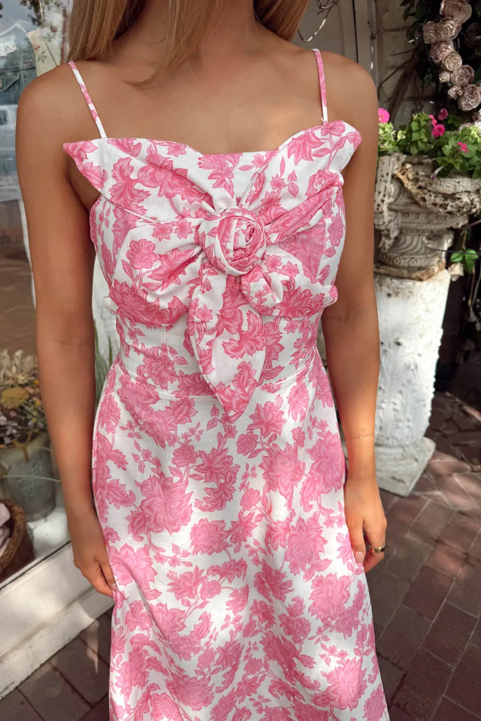 Sweet Stroll Midi Dress - Pink sold by The Impeccable Pig product image thumbnail 4