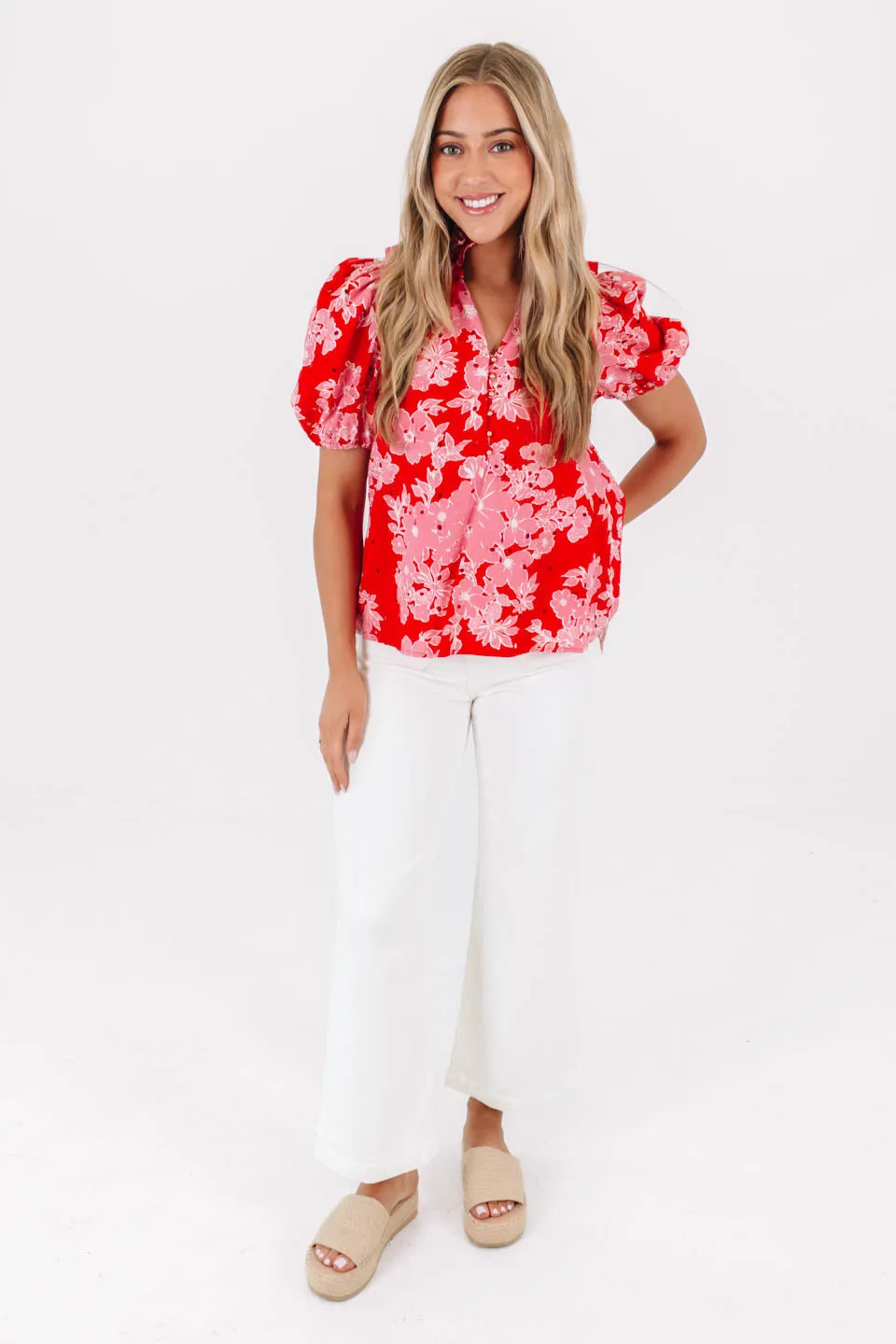 Call It Classy Top - Red sold by The Impeccable Pig product image thumbnail 5