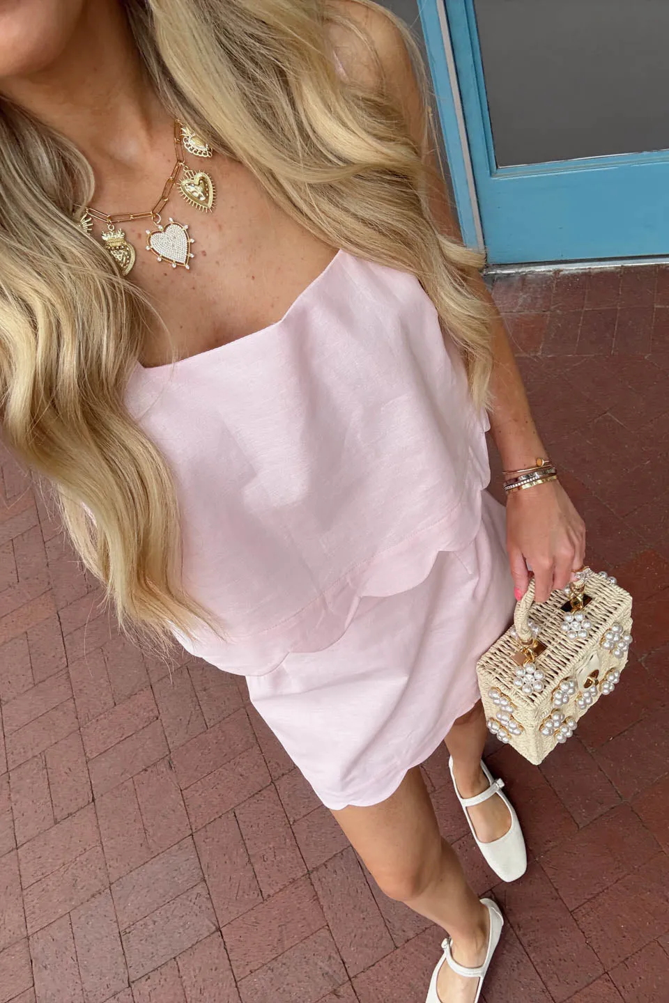 Timeless Trim Skirt - Pink sold by The Impeccable Pig product image thumbnail 3