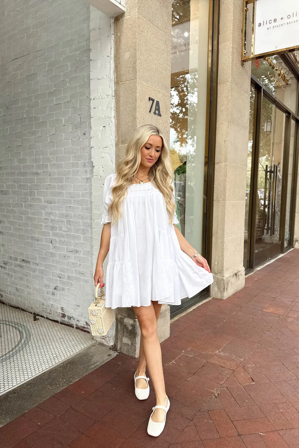 Weren't For The Wind Dress - White sold by The Impeccable Pig product image thumbnail 3