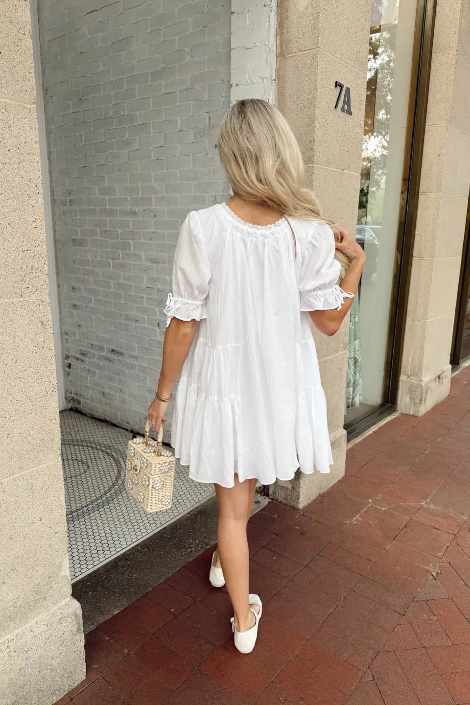 Weren't For The Wind Dress - White sold by The Impeccable Pig product image thumbnail 5