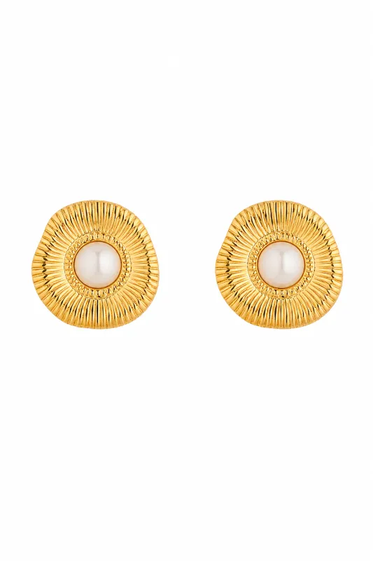 Just Because Earrings - Gold made by The Impeccable Pig