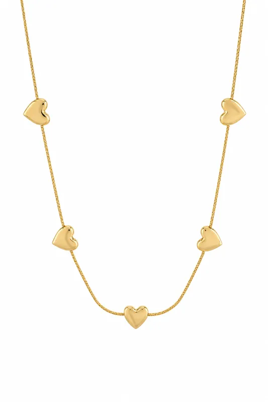 A Little Love Necklace - Gold made by The Impeccable Pig