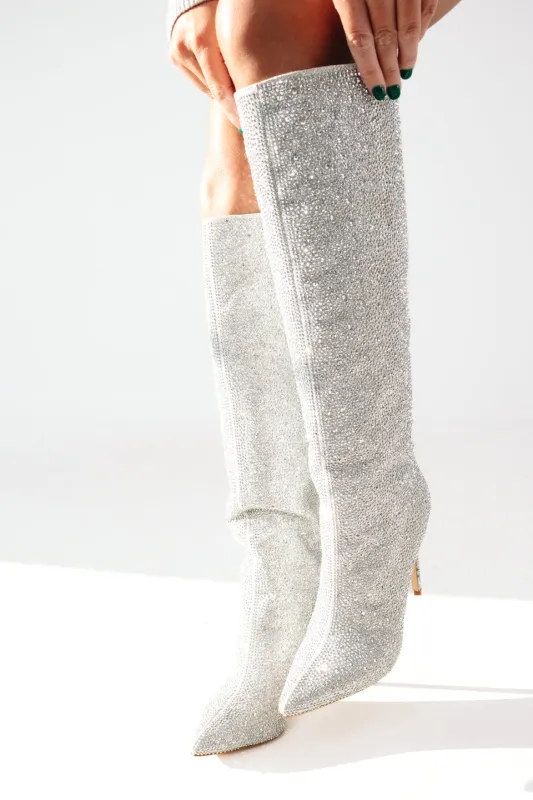 MODEL SAMPLE Billini Emmaline Boots - Silver made by Billini