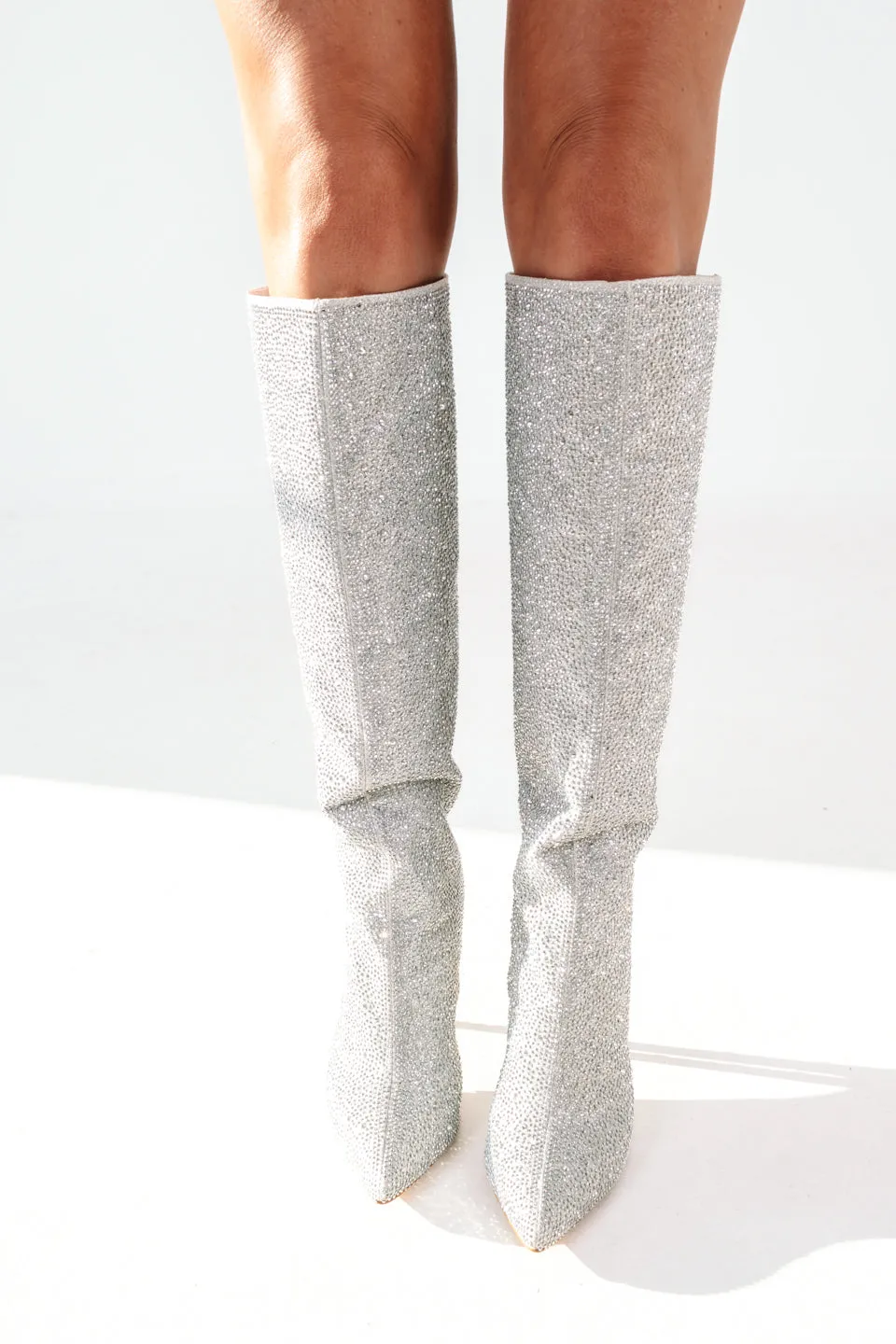 MODEL SAMPLE Billini Emmaline Boots - Silver sold by The Impeccable Pig product image thumbnail 4