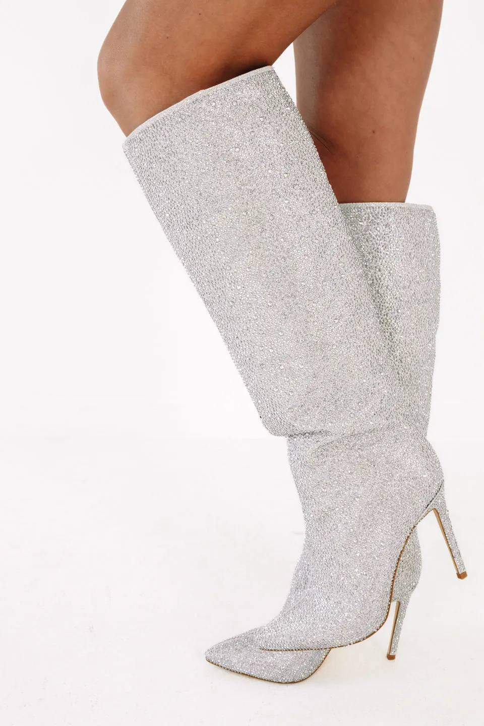 MODEL SAMPLE Billini Emmaline Boots - Silver sold by The Impeccable Pig product image thumbnail 3