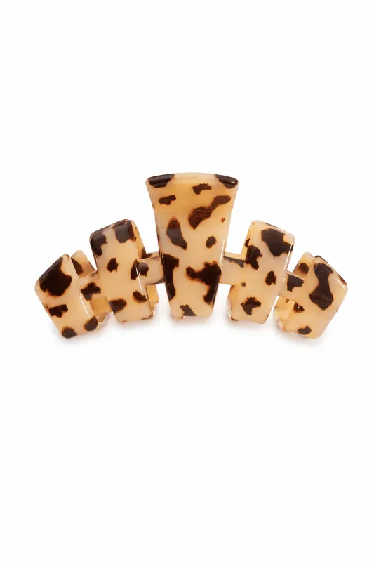 Teleties Medium Classic Claw Clip - Blonde Tortoise made by TELETIES